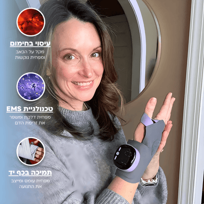 TheraFlex™- מכשיר חדשני לטיפול בכאבים במפרק כף היד