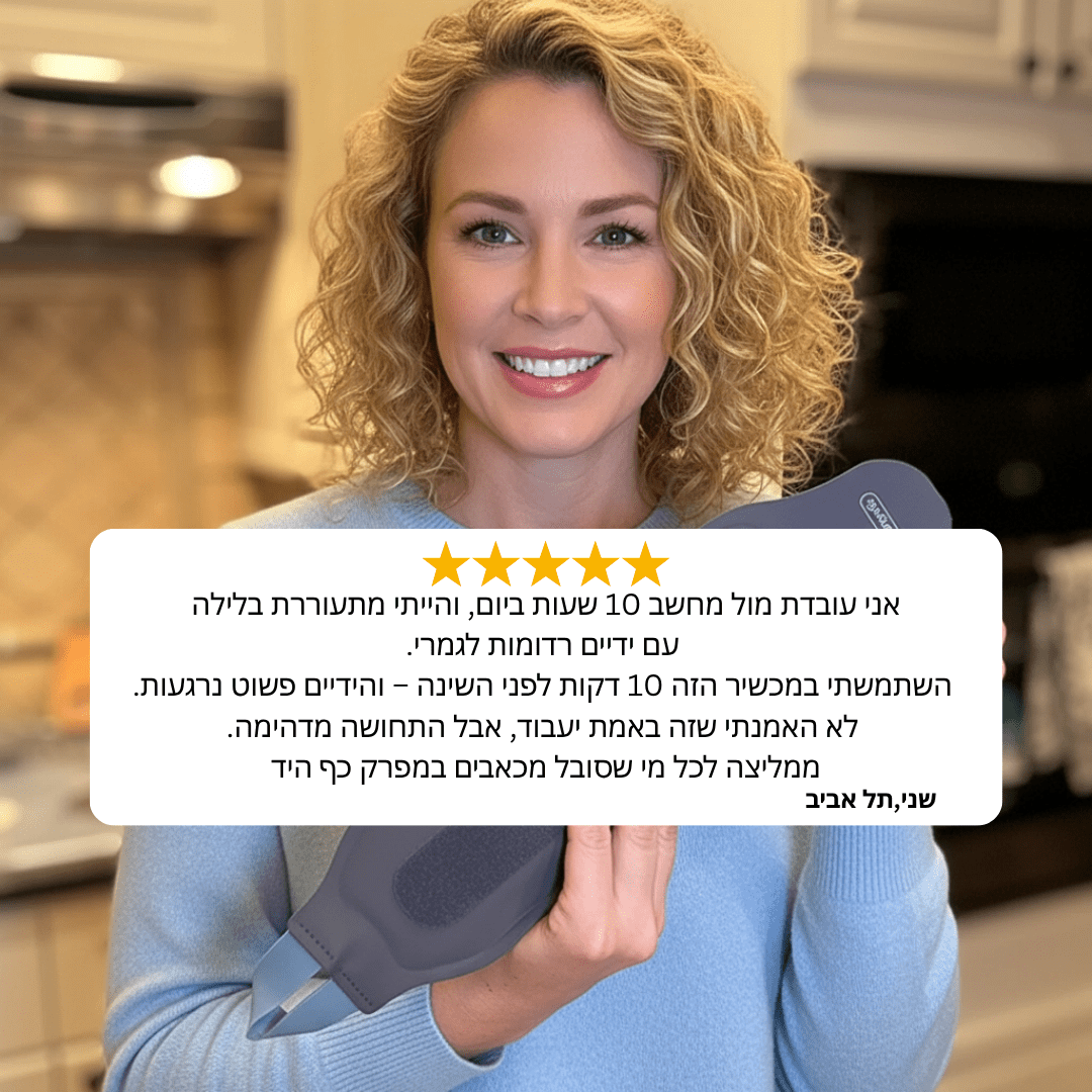 TheraFlex™- מכשיר חדשני לטיפול בכאבים במפרק כף היד